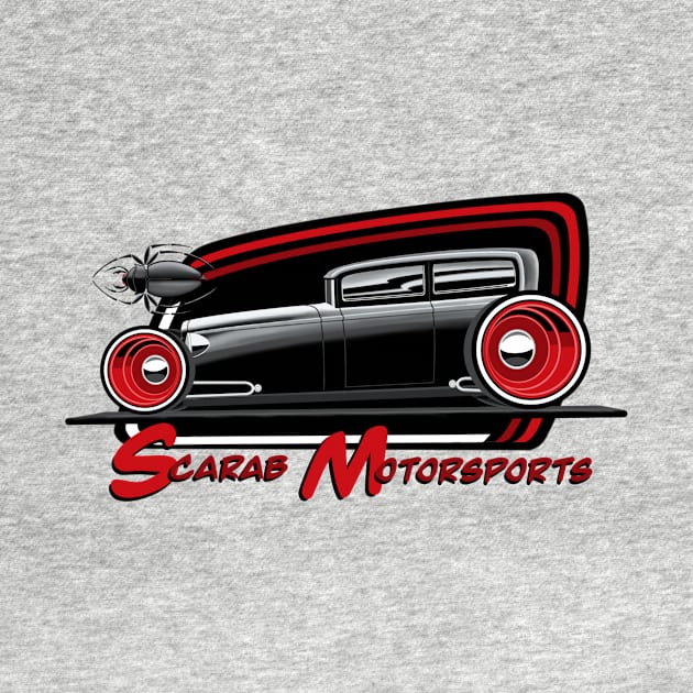 Scarab Motorsports Rat Rod Tudor Logo by ScarabMotorsports